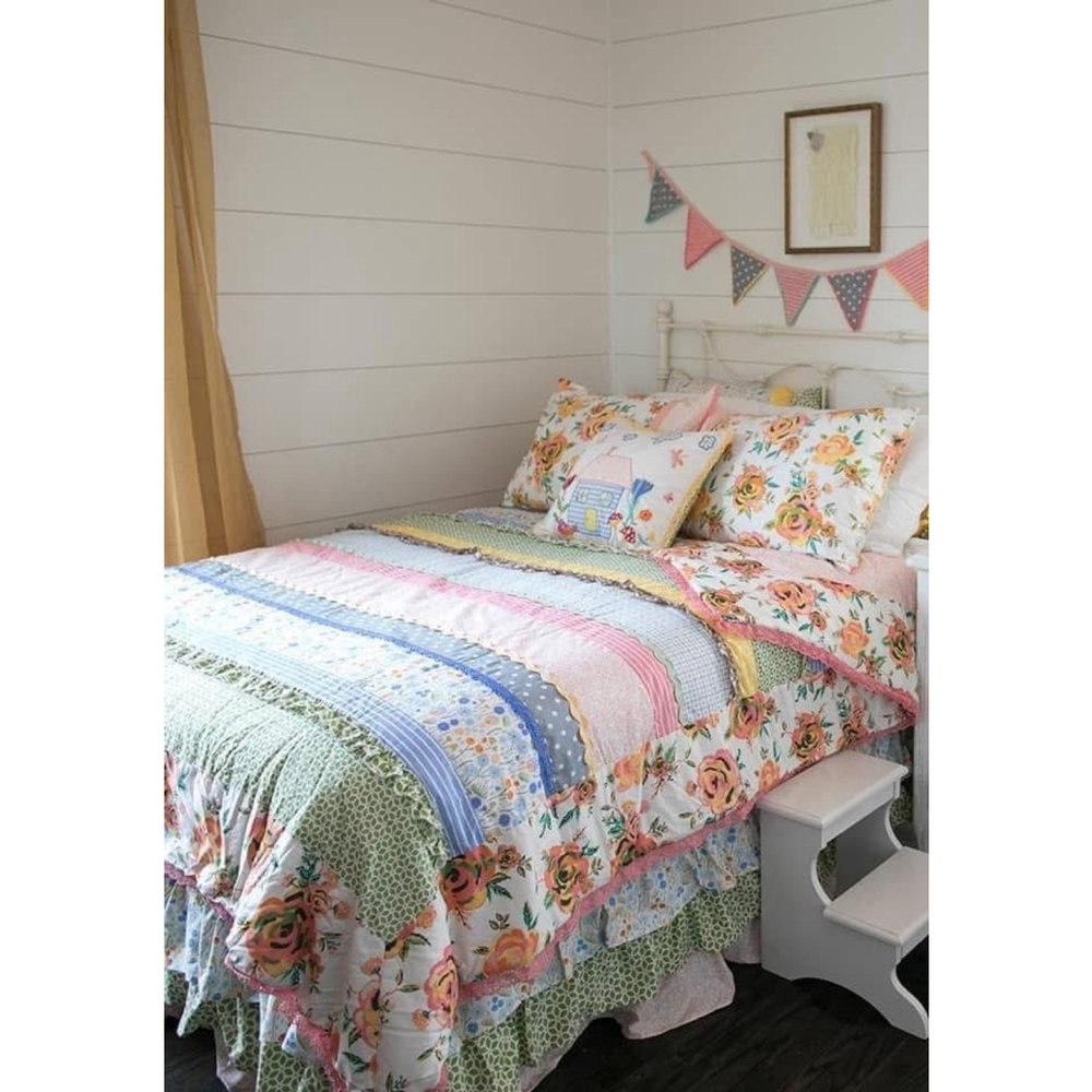 NWT MATILDA JANE Think Good Thoughts Twin Bedding set, like new